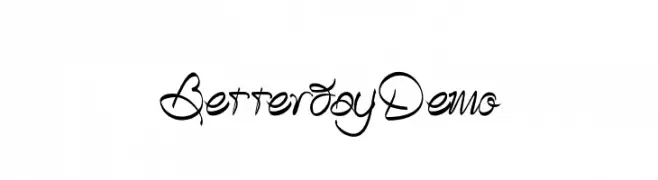 BetterdayDemo  Fuentes Gratis Descargar