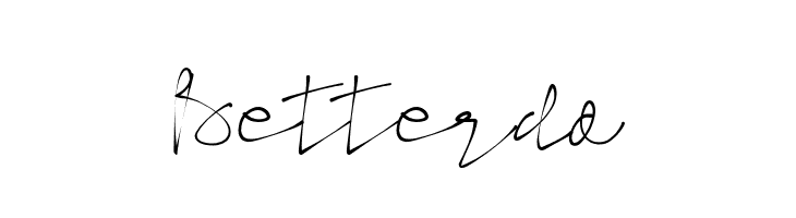 Betterdo  Frei Schriftart Herunterladen