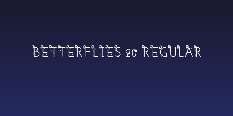 Betterflies 20 Regular Social Header