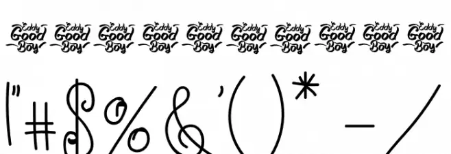 Bettering Font OTHER CHARS