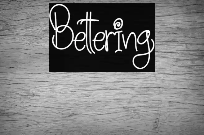 Bettering Font examples