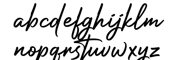 Betterlett-Regular Font LOWERCASE