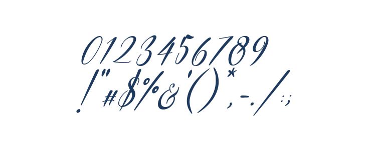 Betterlove Italic Other Characters