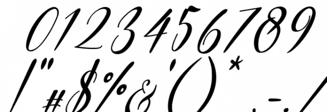 Betterlove Italic Font OTHER CHARS