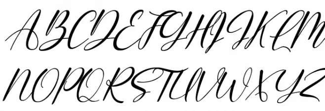 Betterlove Italic Font Litere mari