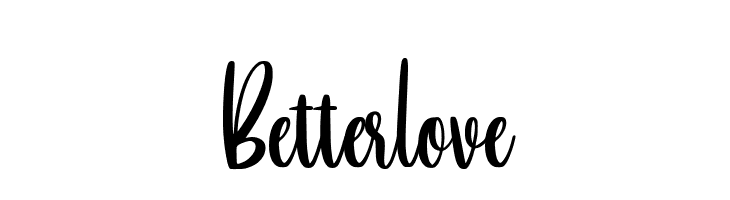 Betterlove  免费字体下载