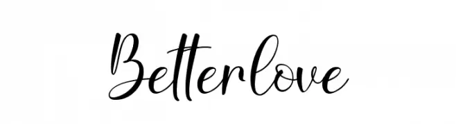Betterlove  Frei Schriftart Herunterladen