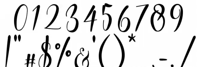 Betterlove Font OTHER CHARS