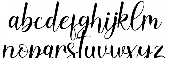 Betterlove फ़ॉन्ट लोअरकेस