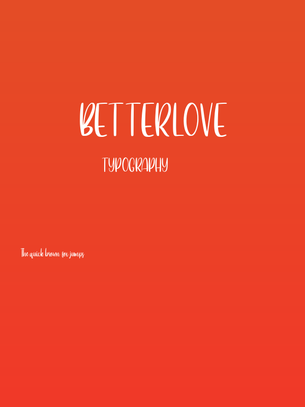 Betterlove Poster