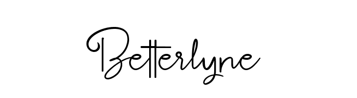 Betterlyne  नि: शुल्क फ़ॉन्ट्स डाउनलोड