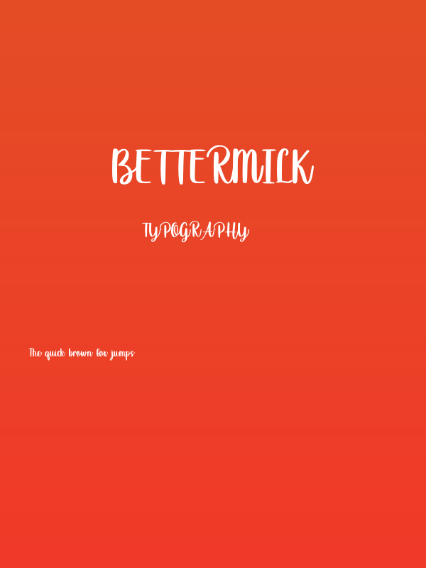 Bettermilk Poster