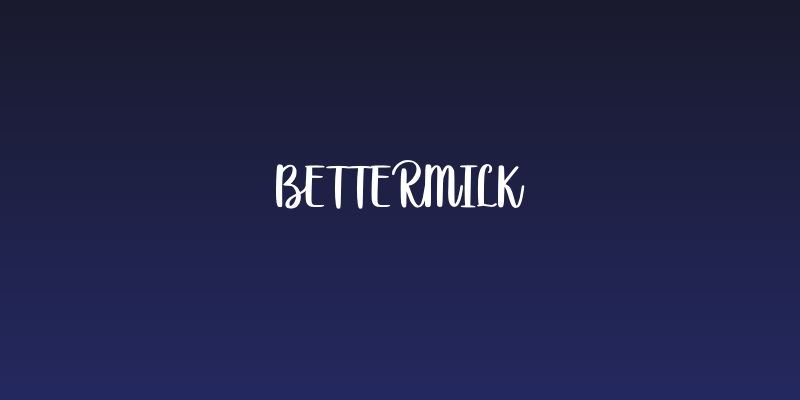 Bettermilk Social Header