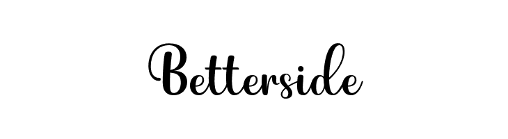 Betterside  baixar fontes gratis