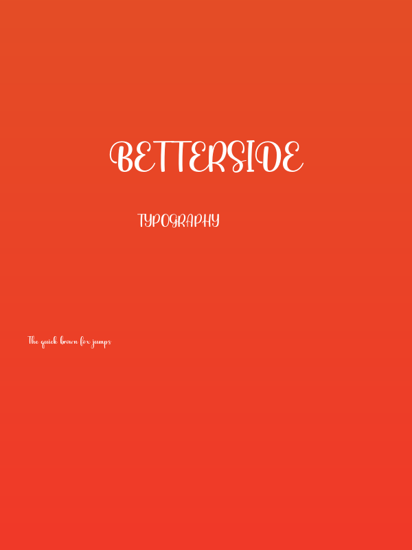 Betterside Poster