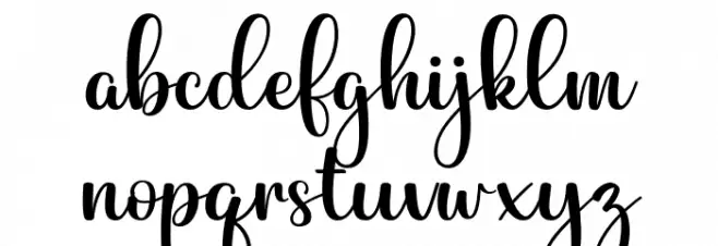 Betterside 字体 小写