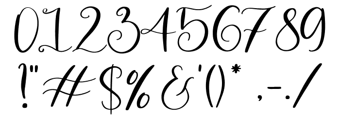 Betthofen Font OTHER CHARS