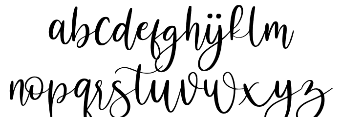 Betthofen Font LOWERCASE