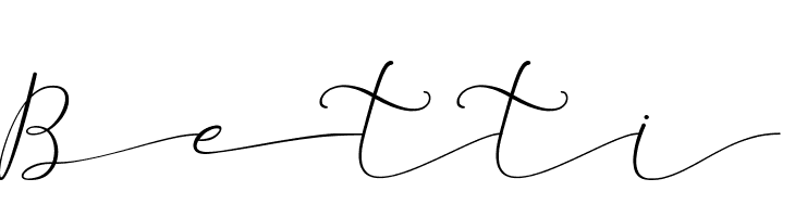 Betti  免费字体下载