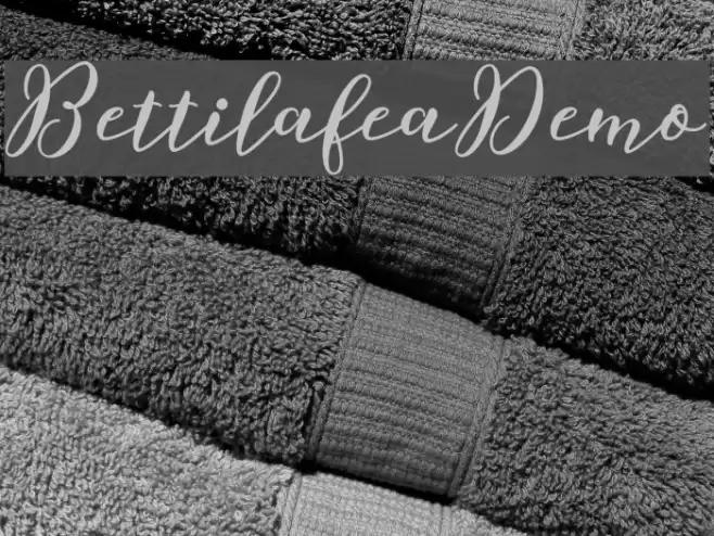 BettilafeaDemo Font examples