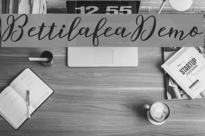 BettilafeaDemo Font examples