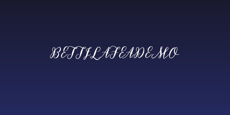 BettilafeaDemo Social Header