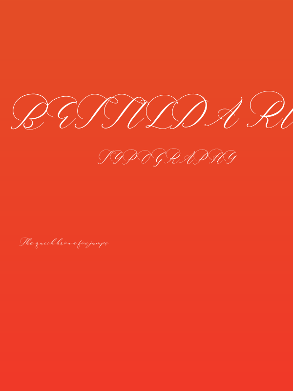 Bettilda Ristta Italic Poster
