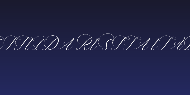 Bettilda Ristta Italic Social Header
