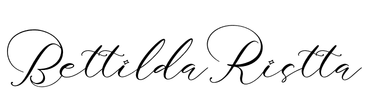 Bettilda Ristta  Frei Schriftart Herunterladen