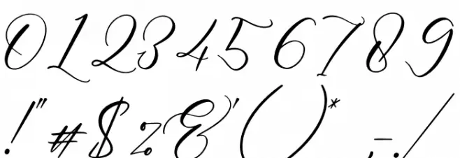 Bettilda Ristta Font OTHER CHARS