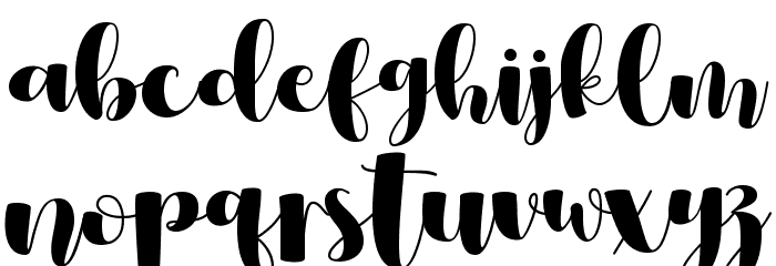 Bettins - Personal use Font LOWERCASE