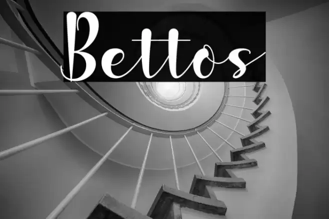 Bettos Font examples