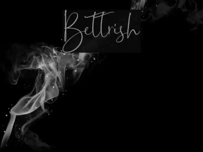 Bettrish Font examples