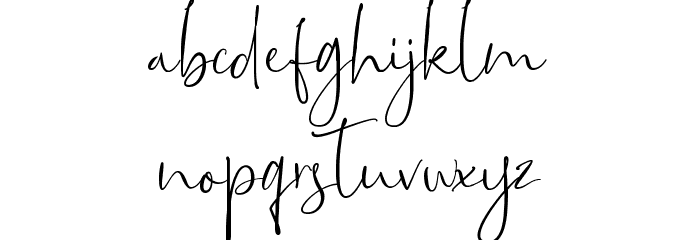 Bettrish Font LOWERCASE
