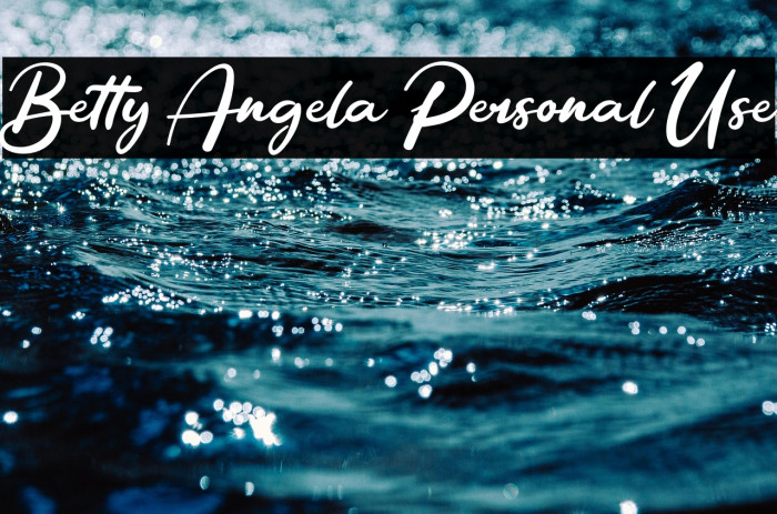 Betty Angela Personal Use Example 1