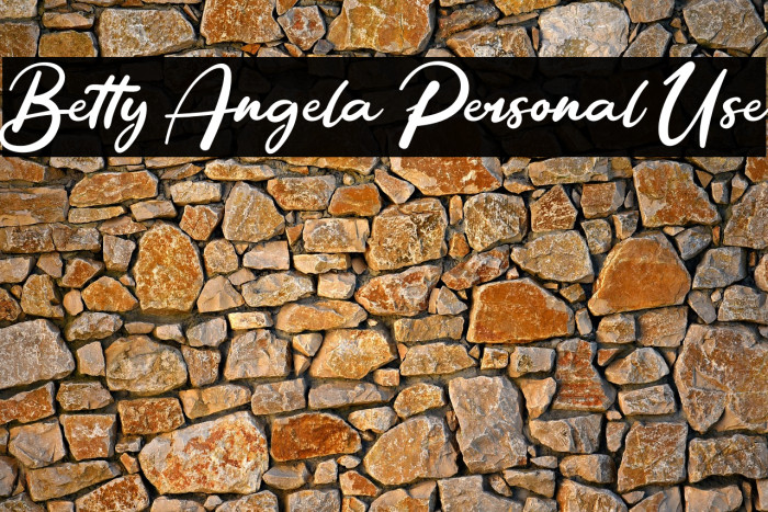 Betty Angela Personal Use Example 3