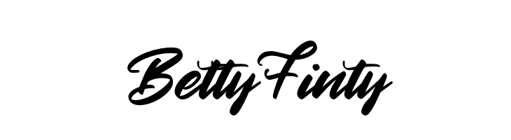 Betty Finty  Frei Schriftart Herunterladen