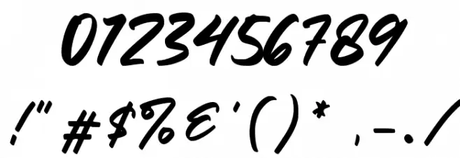 Betty Finty Font OTHER CHARS