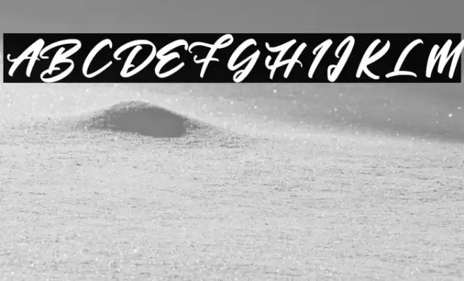 Betty Finty Font examples