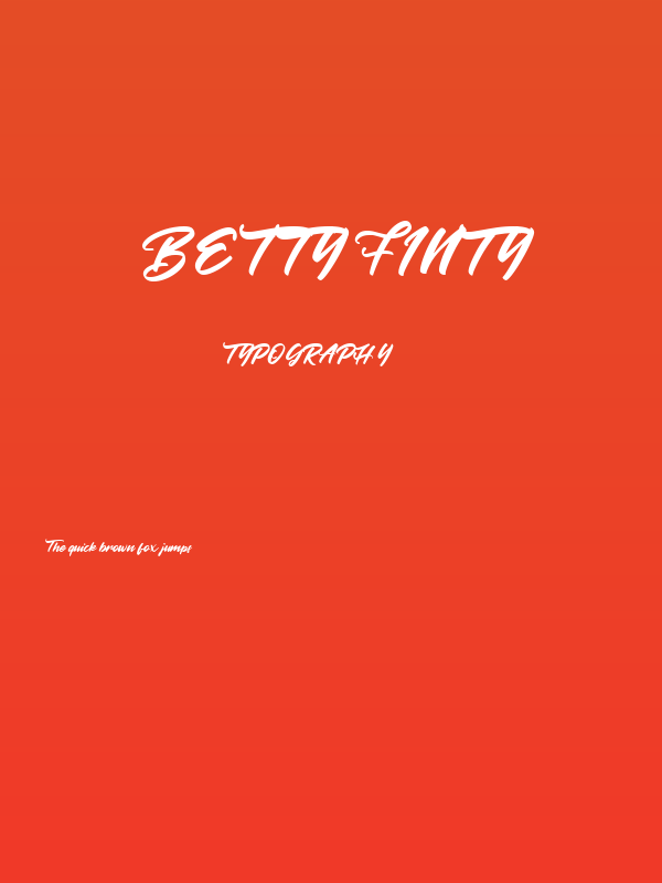 Betty Finty Poster