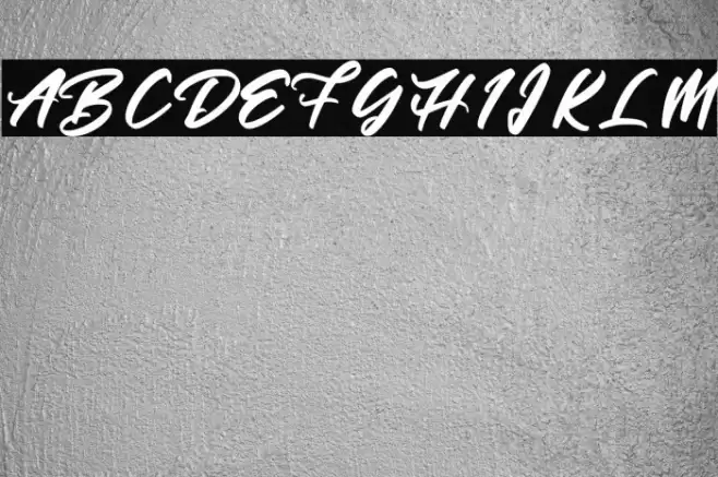 Betty Finty Font examples