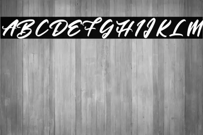 Betty Finty Font examples