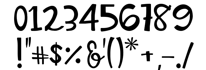 Betty Jane L Regular Font OTHER CHARS