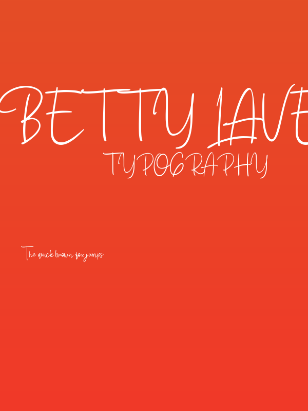 Betty Lavea Poster
