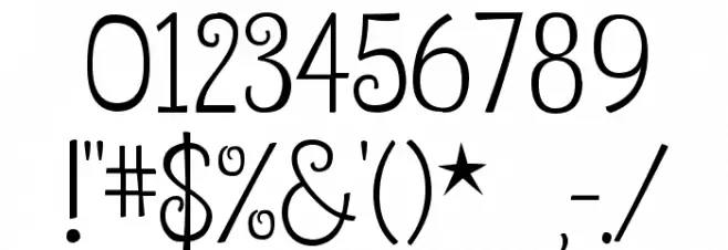 Betty Font OTHER CHARS