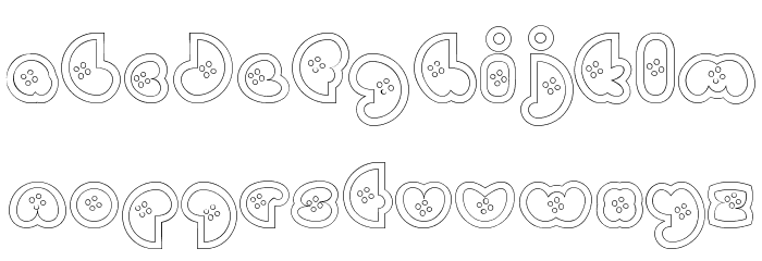 BettyHomemakerRegular Font LOWERCASE