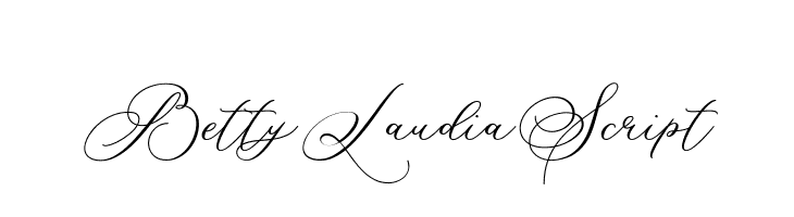 BettyLaudiaScript  Fuentes Gratis Descargar