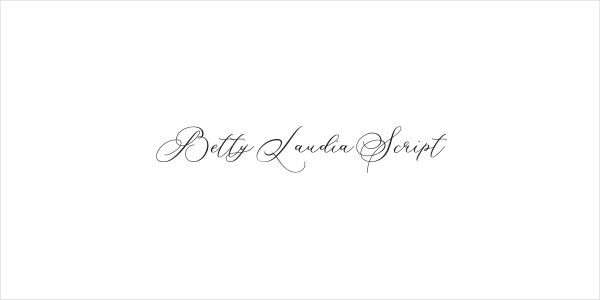 BettyLaudiaScript Logo