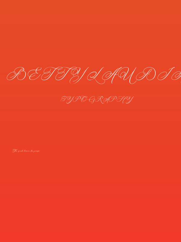 BettyLaudiaScript Poster