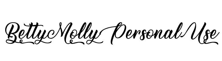BettyMollyPersonalUse  Frei Schriftart Herunterladen